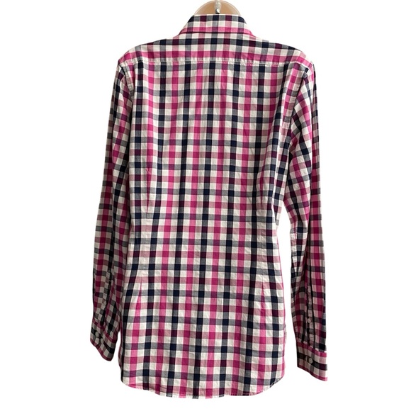 EXPRESS Mens Extra Slim Fit Long Sleeve Dress Shirt - Size M Black White Pink - Picture 3 of 12